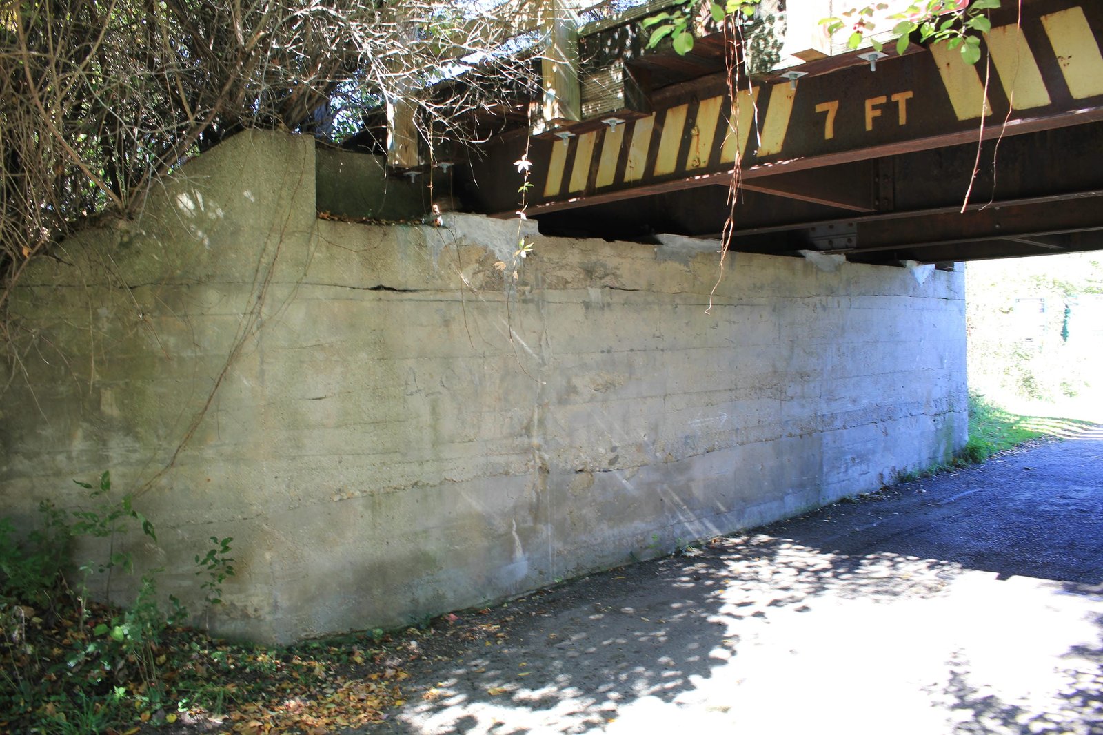West abutment